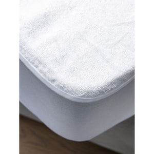 DB Chez Vous - Protège Matelas Confort, Imperméable et Hypoallergénique, Grandeur Bassinette, Blanc - Simple Boutique