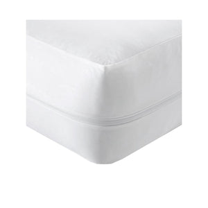 DB Chez Vous - Protège Matelas Encasement, Imperméable et Anti-Punaise, Grandeur Twin, Blanc - Simple Boutique