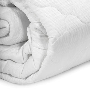DB Chez Vous - Protège Matelas Respira, Imperméable et Hypoallergénique, Grandeur Double, Blanc - Simple Boutique