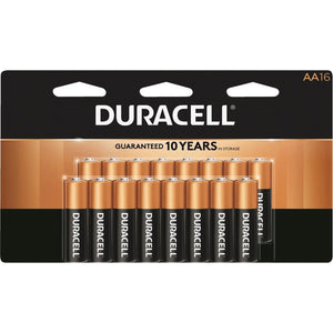 Duracell CopperTop - Lot de 16 Piles Alcalines AA, Puissance Longue Durée - Simple Boutique