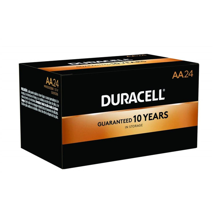 Duracell CopperTop - Lot de 24 Piles Alacalines AA, Puissance Longue Durée - Simple Boutique