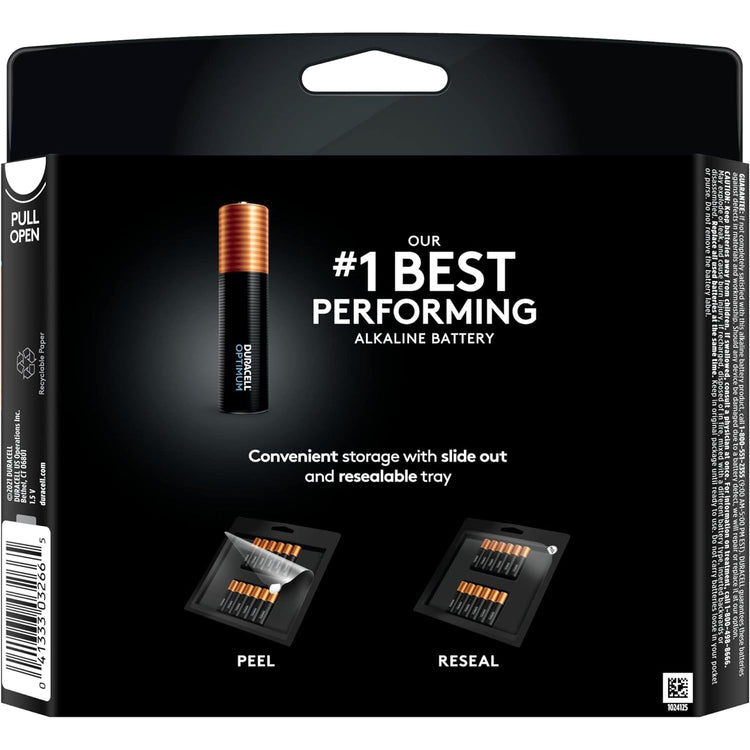Duracell Optimum - Lot de 12 Piles AAA Longue Durée, Emballage Refermable - Simple Boutique