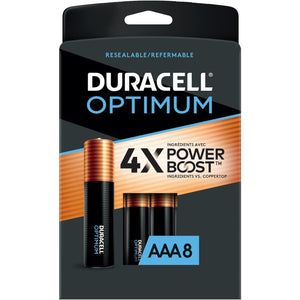 Duracell Optimum - Lot de 4 Piles AAA Longue Durée, Emballage Refermable - Simple Boutique