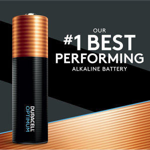 Duracell Optimum - Lot de 8 Piles AAA Longue Durée, Emballage Refermable - Simple Boutique