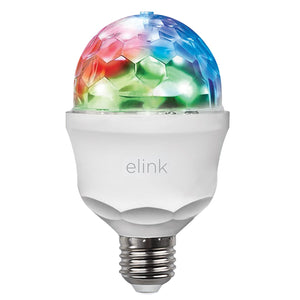 Elink EK1481 - Ampoule Lumières de Fête LED, Rotative à 360°, RVB, 3 Watts - Simple Boutique