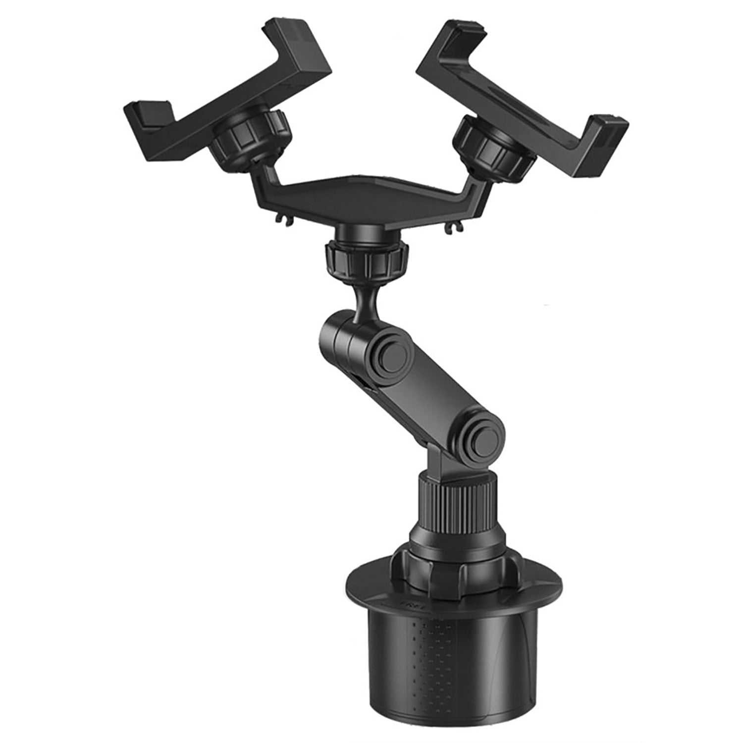Elink - Support de Téléphone Universel à 2 Têtes, Rotatif, Pour Porte-Gobelet de Voiture, Noir - Simple Boutique