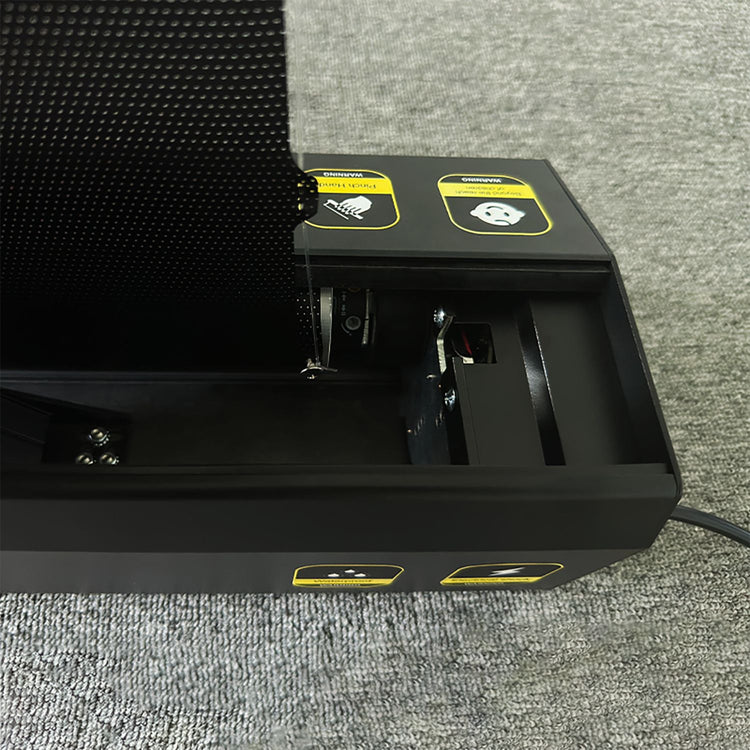 EluneVision - Écran de Projection ALR Motorisé au Sol "Tab-Tension", Aurora 8K, 16:9, Rejet de la Lumière Ambiante, Focal Ultra Courte - Simple Boutique