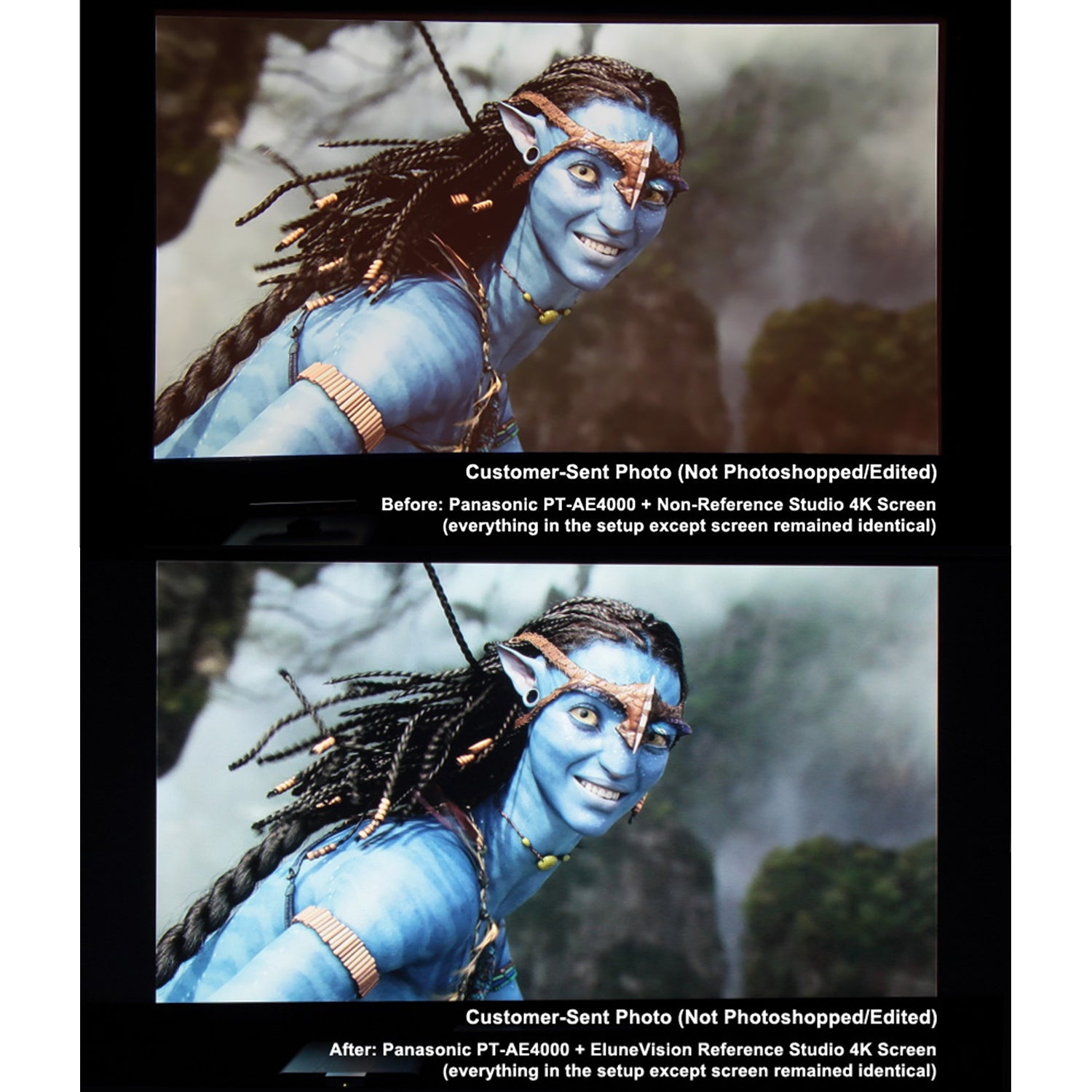 EluneVision - Écran de Projection NanoEdge, Reference Studio 4K, 2.35:1 - Simple Boutique