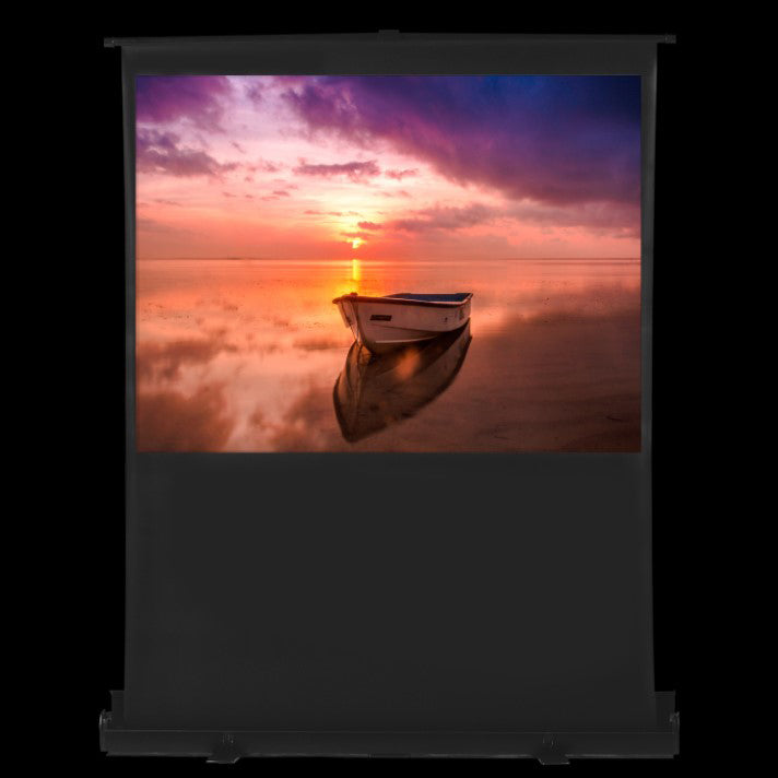 EluneVision - Écran de Projection Portable à Levage Pneumatique, Format Haute Définition 16:9 - Simple Boutique
