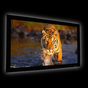 EluneVision - Écran de Projection à Cadre Fixe, AudioWeave, Reference Studio 4K, 2.35:1 - Simple Boutique