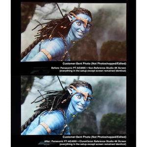 EluneVision - Écran de projection à Cadre Mince, Reference Studio 4K, 2.35:1 - Simple Boutique