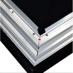 EluneVision - Toile de Projection Grise à Cadre Fixe, Elara, Format Haute Défénition 16:9 - Simple Boutique