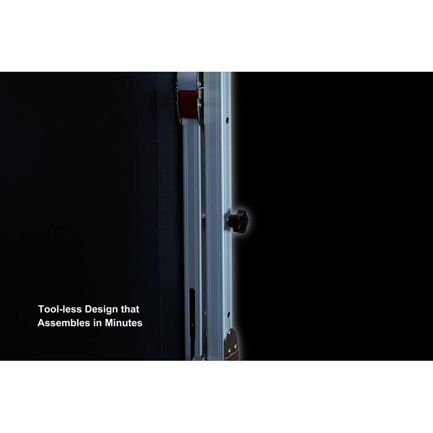 EluneVision - Toile de Projection Portable, Pliage Rapide, Projection Avant et Arrière, Format Haute Définition 16:9 - Simple Boutique