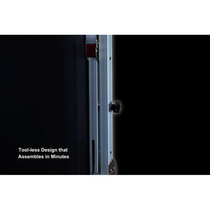 EluneVision - Toile de Projection Portable, Pliage Rapide, Projection Avant et Arrière, Format Haute Définition 16:9 - Simple Boutique