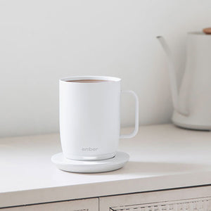 Ember - Tasse avec Contrôle Intelligent de la Température, Capacité de 414ml, Blanc - Simple Boutique