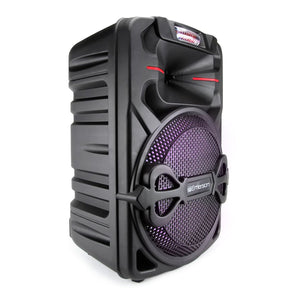 Emerson - Haut-Parleur de Fête Bluetooth Portable avec Lumières Disco, Noir - Simple Boutique