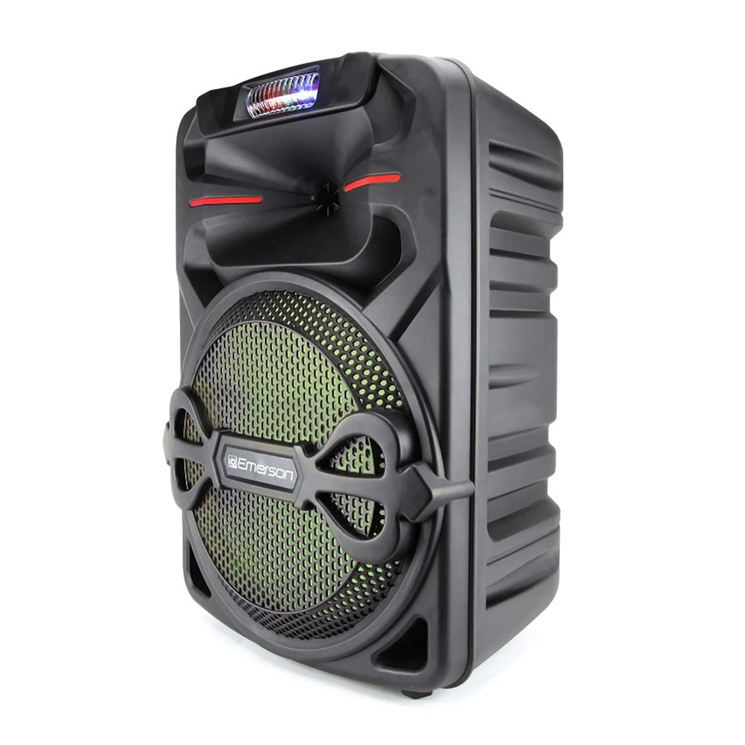 Emerson - Haut-Parleur de Fête Bluetooth Portable avec Lumières Disco, Noir - Simple Boutique