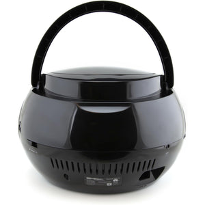 Emerson - Lecteur CD Portable avec Radio Stéréo AM/FM et Prise AUX, Gris - Simple Boutique