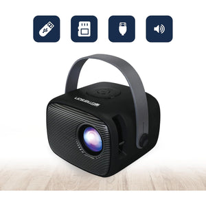 Emerson - Mini Projecteur LCD Portable, Résolution 800 x 480, Ampoule LED 20 000 Heures - Simple Boutique