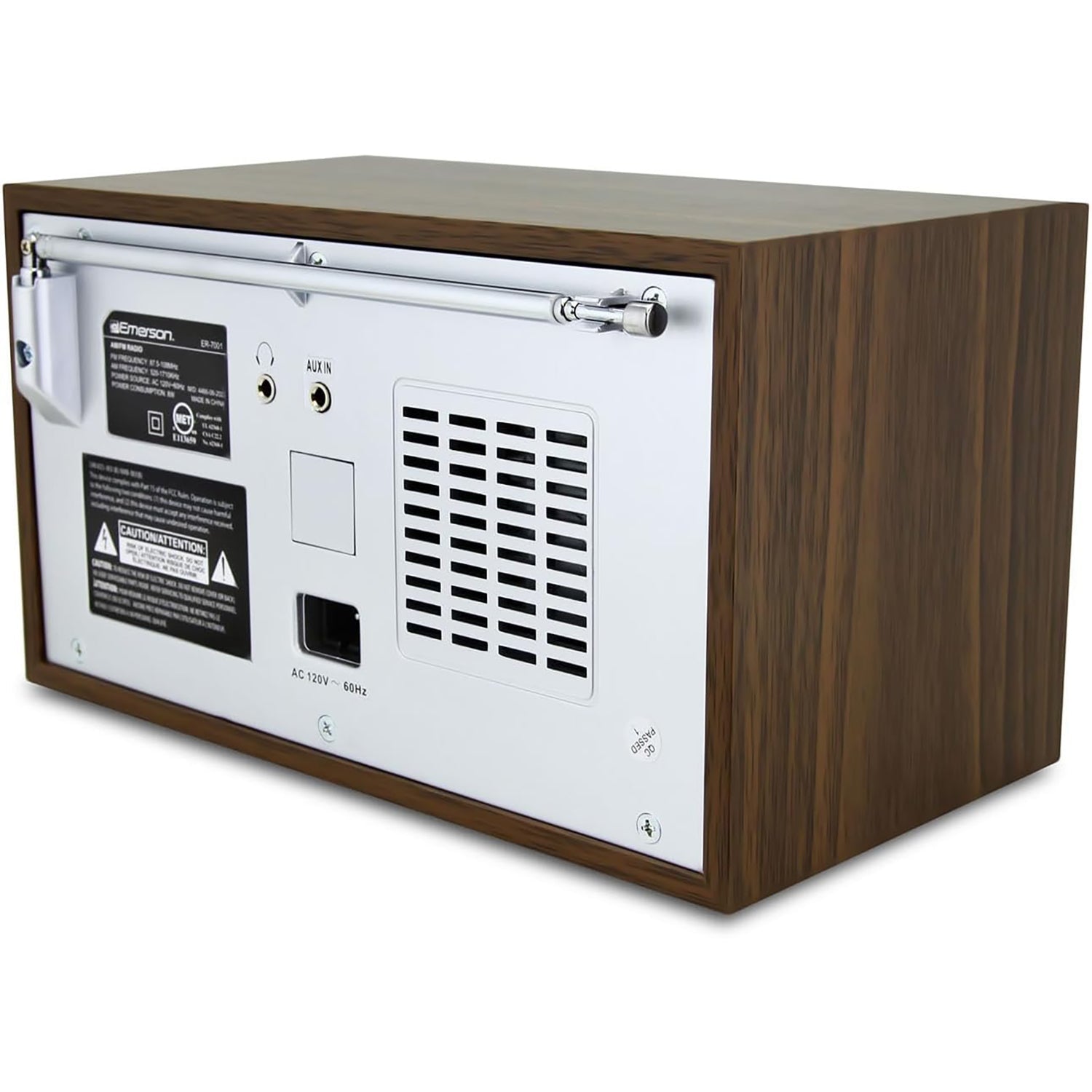 Emerson - Radio AM/FM avec Haut-Parleur Intégré et Prise AUX - Simple Boutique