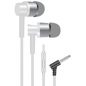 Escape - Écouteurs Intra-Auriculaire Stéréo, Réduction du Bruit, Microphone Intégré, Blanc - Simple Boutique