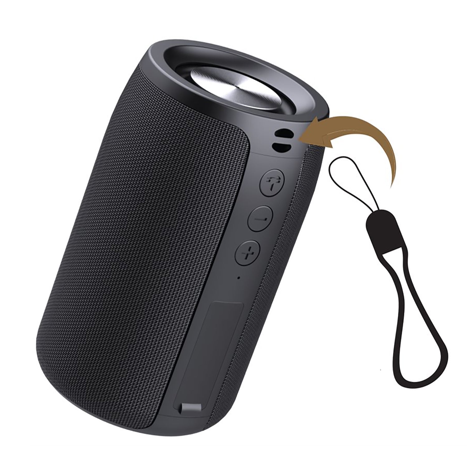 Escape - Haut-Parleur Sans-Fil, Bluetooth 5.0, Résistant à l'eau, Noir - Simple Boutique