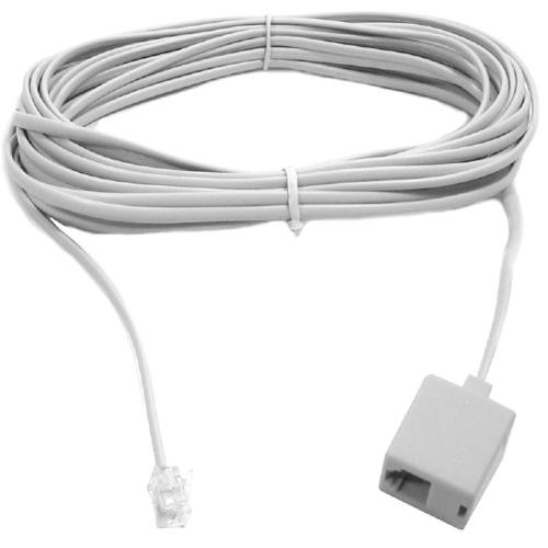 Extension M/F téléphone de 4 conducteurs plat 25pi. - Simple Boutique