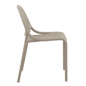 F. Corriveau International - Ensemble de 4 Chaises à Dîner Summer, Intérieur/Extérieur, Greige - Simple Boutique