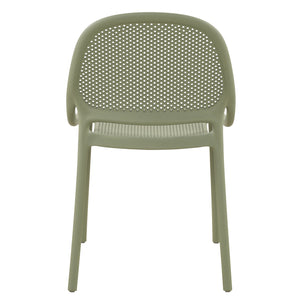 F. Corriveau International - Ensemble de 4 Chaises à Dîner Summer, Intérieur/Extérieur, Vert - Simple Boutique