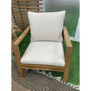 F. Corriveau International - Fauteuil 1 Place Fuji Extérieur, Cadre en Bois d'acacia - Simple Boutique