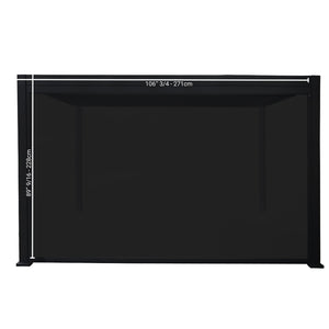 F. Corriveau International - Panneau Rétractable pour Pergola Melia, Côté 10', Noir - Simple Boutique