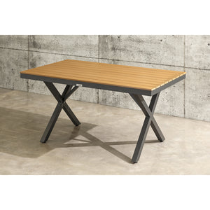 F. Corriveau International - Table à Manger Nappa Extérieur, Aluminium et PS Wood - Simple Boutique