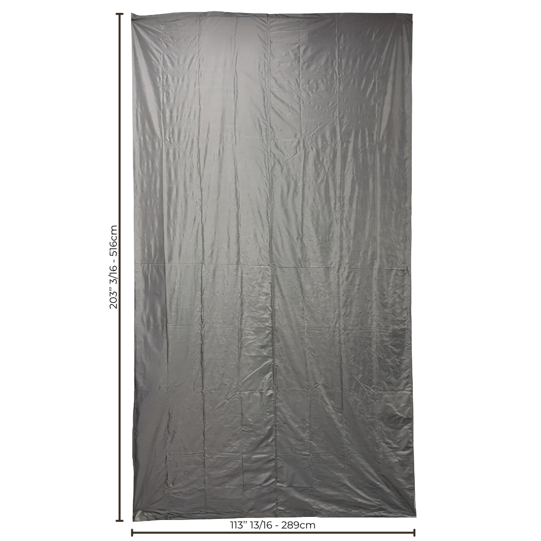 F. Corriveau International - Toile pour Pergola 10' x 10' Thaïlande, 204"x114", Tissu en Polyester, Gris (Toile Seulement) - Simple Boutique