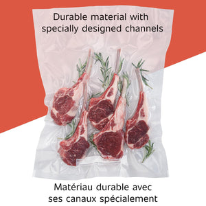 FoodSaver - Lot de 2 Rouleaux de Scellage Sous-Vide, 11po x 16pi, Sans BPA - Simple Boutique