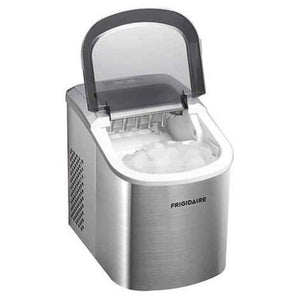 Frigidaire - Machine à Glaçons Auto-Nettoyante, Capacité de Production de 11.8kg, Acier Inoxydable - Simple Boutique