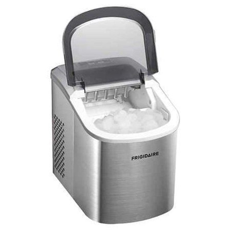 Frigidaire - Machine à Glaçons Auto-Nettoyante, Capacité de Production de 11.8kg, Acier Inoxydable - Simple Boutique