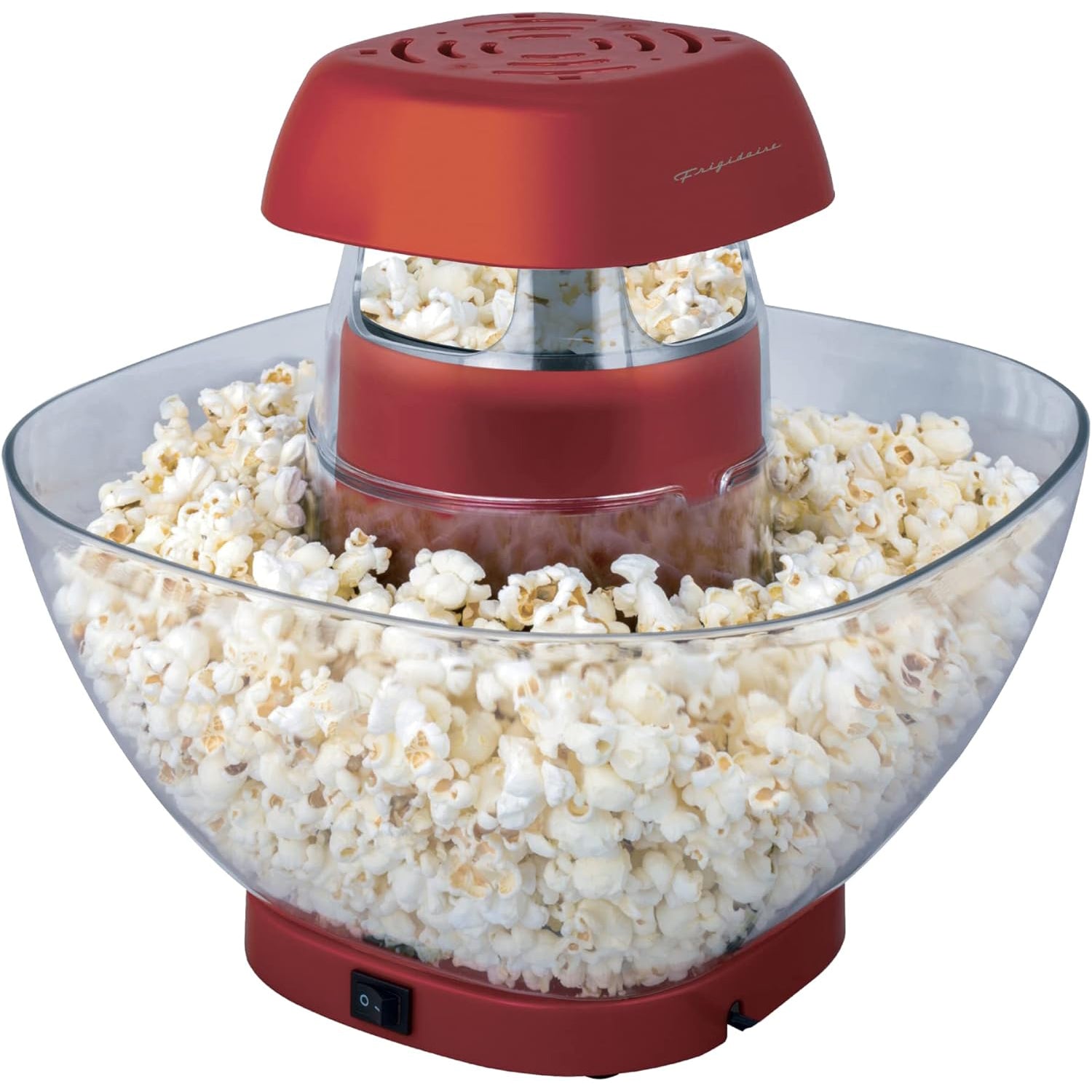 Frigidaire - Machine à Pop-Corn à Air Chaud Rétro, Capacité de 1 Tasse, Rouge - Simple Boutique