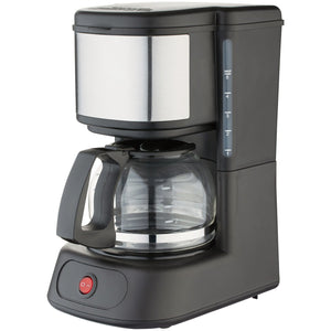 Hauz - Cafetière 5 Tasses en Acier Inoxydable, Design Compact, Filtre Réutilisable - Simple Boutique