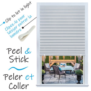 Hauz - Lot de 3 Stores pour Fenêtre en Papier Sans Cordon, Filtre la Lumière, 36" x 72", Blanc - Simple Boutique
