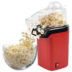 Hauz - Machine à Pop-Corn à Air Chaud, Design Compact, Rouge - Simple Boutique