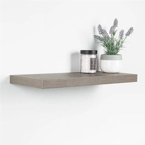 ITY International - Ensemble de 3 Tablette Flottante Mural, 31.5" x 9.25" x 1.5", Gris Taupe - Simple Boutique