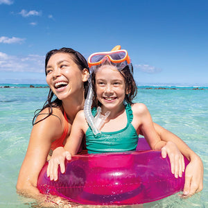 Intex - Ensemble de Plongée Wave Rider, Masque et Tuba, Orange - Simple Boutique