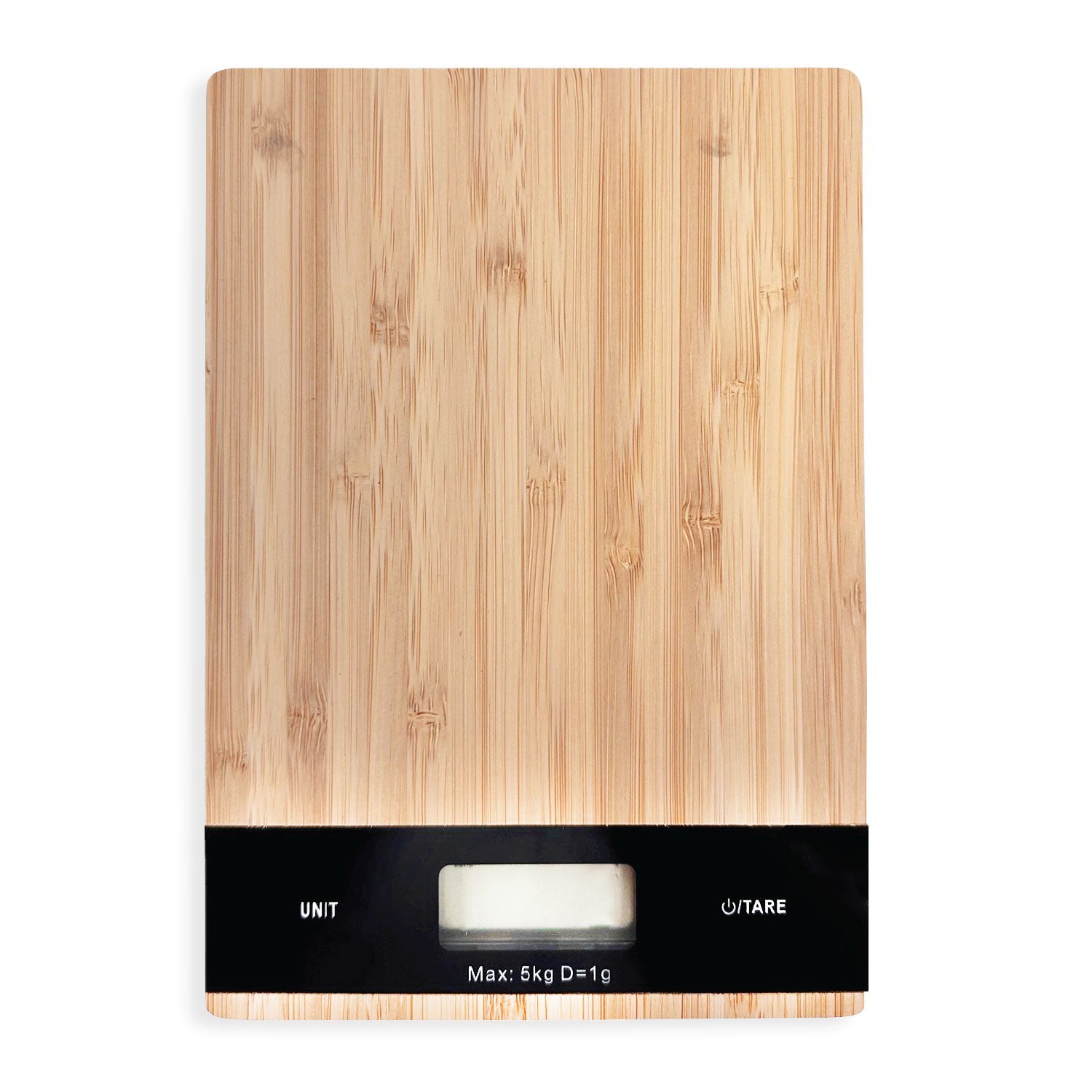 JS Gourmet - Balance de Cuisine Numérique avec Écran ACL, Fait en Bambou - Simple Boutique