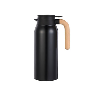 JS Gourmet - Carafe Isolée à Double Paroi, Capacité de 1500ml, Noir - Simple Boutique