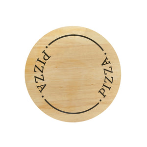 JS Gourmet - Ensemble de Planche à Pizza de 13" avec 3 Ustensils en Acier Inoxydable - Simple Boutique