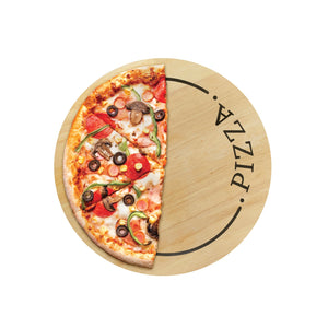 JS Gourmet - Ensemble de Planche à Pizza de 13" avec 3 Ustensils en Acier Inoxydable - Simple Boutique