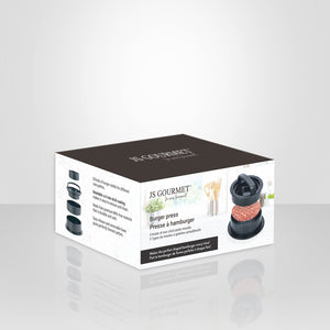 JS Gourmet - Presse à Burger, Revêtement Antiadhésif, 3 Tailles Différentes - Simple Boutique