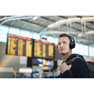 JVC - Casque d'écoute Sans-Fil à Suppression Active du Bruit, Microphone et Télécommande Intégrés, Noir - Simple Boutique