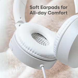 JVC - Casque filaire USB-C avec micro – Léger, confortable, pliable, Blanc - HA-S33UC-W - Simple Boutique