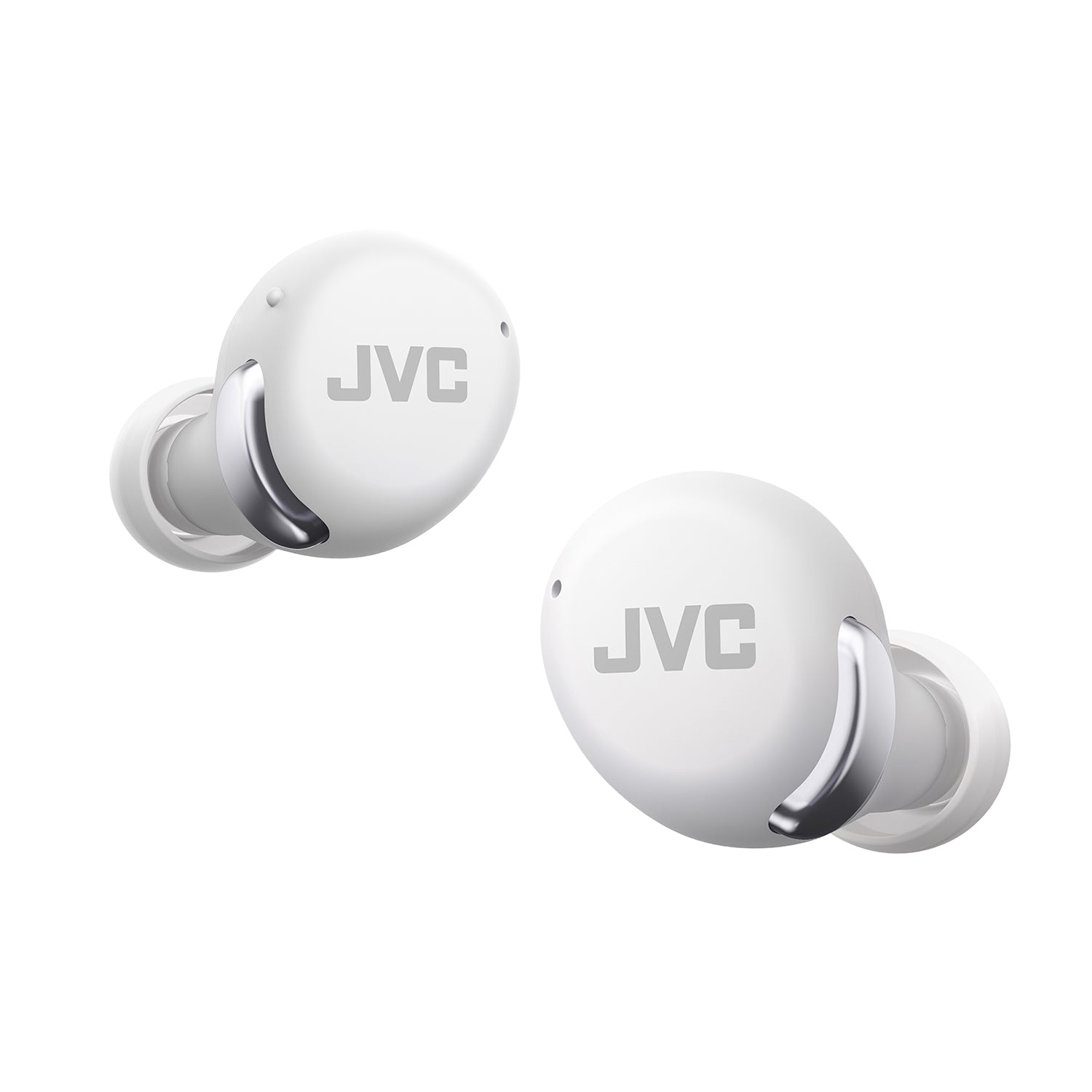 JVC - Écouteurs Compact avec Suppression de Bruit, Microphone et Contrôle Tactiles, Blanc - Simple Boutique